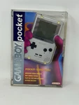 Nintendo Game Boy Pocket Silver Console Cib Clear Retail Box Hard Case. Fixed Price $200.00.