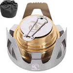 Redcamp Mini Alcohol Stove For Backpacking, Lightweight Brass Spirit Silver. Fixed Price $24.58.