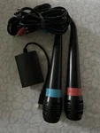 Set Of Singstar PS2 Microphones W/ Usb Converter Dongle Sony Playstation & 3. Fixed Price $22.99.