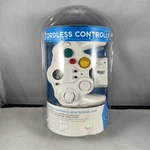 New Block Head Wireless Gamecube Wii Controller Cordless W/ Dongle Connector. Fixed Price $22.49.