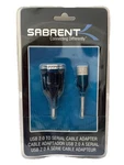 Sabrent Usb 2.0 To Serial 9-PIN DB-9 RS-232 Adapter Cable 6FT CB-FT1M New. Fixed Price $6.48.