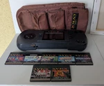 Atari Linx PAG-0201 Hand Held Video System With 7 & Storage Bag. Fixed Price $250.00.