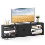 Stand For Up To 85 Inches W/power Outlets, Remote Control, Cable Hole. Fixed Price $149.99.