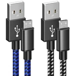 6AMLIFESTYLE PS4 Controller Charger Charging Cable, 2 10 Feet, Black-blue. Fixed Price $28.88.