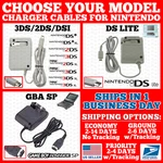 Wall Charger Charging Cable For Nintendo NEW/DSI/2DS/3DS/DSI/XL/GBA Sp/ds Lite. Fixed Price $8.99.