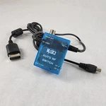 Naki Auto Rf Switch For Nintendo 64 Super Snes Cable Adapter Clear Blue. Fixed Price $15.00.
