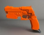 Namco G/c System Product #2 Gun PS2 Controller NPC-106 Orange Tested. Fixed Price $30.00.