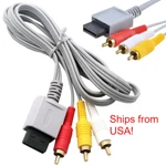Nintendo Wii And Audio Video Av Cable Cord 6' Length New. Fixed Price $8.49.