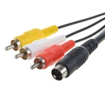A/v Cable Cord Sega Genesis 2 & (av Audio Video) 6FT. (9-PIN) MK-1631 Mains. Fixed Price $6.29.