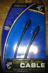 New Dream Gear 3FT Optical Fiber Toslink Digital Audio Cable Spdif Cord. Fixed Price $8.95.