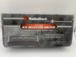 Vintage Radio Shack A/v Selector Switch 4-IN/1-OUT 15-313 Bf. Fixed Price $24.99.