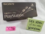 Official Sony Playstation S-video SCPH-1100 Av Cable PS1 PS2 PS3 Svideo. Fixed Price $89.99.