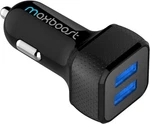 Maxboost Car Charger, Dualsmartusb Port 4.8A/24W Black Compatible Smartphone. Fixed Price $8.69.