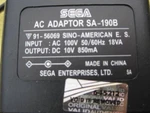 Sega SA-190B Ac Adapter. Fixed Price $15.00.