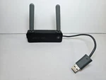 Microsoft Xbox 360 Wireless Network Adapter Model 1398 Dual Antenna Oem Black. Fixed Price $25.00.