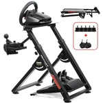 Gtplayer Racing Wheel Stand Simulator Cockpit Black. Fixed Price $134.86.