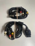 Genuine Original Microsoft Xbox Video Game Av Cables Bundle 2. Fixed Price $17.99.