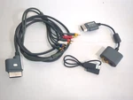 Microsoft Xbox 360 Av Component Cable Optical Audio Adapter Kinect Wifi Usb C3. Fixed Price $17.99.