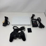 Sony Playstation 2 Slim Ceramic White W/ 1 Controller & Memory Card - Tested. Fixed Price $130.87.