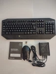 Hard To Find Keymander Keyboard & Mouse With Adapter Mod#s GKM602R, GE12227P. Fixed Price $135.00.