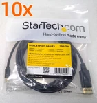 Lot Of 10 New Startech Ft Mini Displayport Adapter Cable -m/m. Fixed Price $79.99.