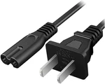 C8 Power Cord 5FT Standard 2-SLOT For Tv PS4 PS5 Speaker Black Prong. Fixed Price $11.99.