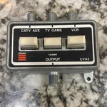 Vintage Metal Gemini CV93 Vcr Way Switch Catv Aux Game. Fixed Price $12.99.