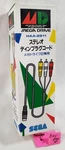 New Official Sega Mega Drive Genesis Model Stereo Av Composite Cable HAA-2811. Fixed Price $79.99.