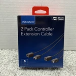 New 2-PACK Insignia Controller Extension Cable Classic Snes Black 6FT. Fixed Price $5.99.