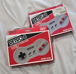 New In Box - Lot Of 2 Retro Bit 8 Classic Controller For Nes Dogbone Edition. Fixed Price $25.00.