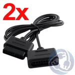 Lot 2X Controller Extension Cable For Original Super Nintendo Snes Game Pad 6 Ft. Fixed Price $15.99.