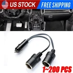 Dual Car Cigarette Lighter Splitter Charger Power Socket Adapter 12V Outlet Lot. Fixed Price $60.72.
