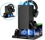 For Xbox Series Vertical Stand,cooling Fan+controller Charger+game Storage. Fixed Price $29.99.