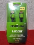 Insignia High Speed 3D 1080P Hdmi Cable 9 Feet (2.74 Meters). Fixed Price $9.99.