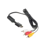 Composite Video Audio Av Cable For Sony Playstation PS1 PS2 PS3 Mint 6Z. Fixed Price $7.01.