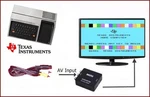 6FT Av Cable & Hdtv Converter Adapter For Texas Instruments TI-99/4A Computer. Fixed Price $24.99.