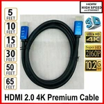 Hdmi Cable 2.0 4K 3D Hdtv Pc Xbox One PS4 High Speed 10 16 33 50 65 Feet Lot. Fixed Price $29.85.