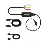 Av Composite To Hdmi Video Converter Unit For Vhs Vcr Xbox N64 Wii Stb. Fixed Price $18.99.