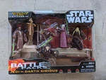Nib 2006 Hasbro Star Wars Battle Packs Episode Iii Jedi Vs Darth Sidious Set. Fixed Price $35.00.