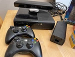 Xbox 360 Player With Kinect Sensor Bar, 4 Complete Starter Pack Sets, Plus. Fixed Price $110.00.