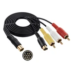 Gold Plated Sav Rca Audio Composite Cable For Sega Saturn S-video. Fixed Price $11.99.