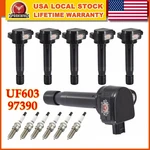 Ignition Coil And Iridium Spark Plug For Honda Odyssey Accord Acura Rl UF603. Fixed Price $76.99.