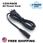 2 Prong Power Cord Ac Cable For Xbox Series X/ S, Sony PS4 PS5 Slim. Fixed Price $16.69.