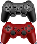 Ceozon Wireless PS3 Controller 2-PACK Dual Vibration Gamepad In Black & Red. Fixed Price $41.05.