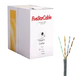 Five Star Cable CAT5 1000 Ft Ethernet Wire Utp 24AWG Cca Twisted Pair N.... Fixed Price $104.40.