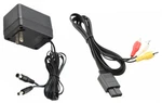 Audio Av Rca+ac Cable Power Supply Adapter Cord For Super Nintendo Snes Game Set. Fixed Price $13.99.