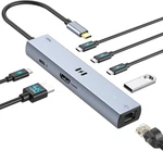 Selore 10GBPS Usb C Hub Multiport Adapter, Ethernet With 4K 60HZ Hdmi,. Fixed Price $43.99.
