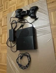 Microsoft Xbox 360 Black 4GB Console Bundle, 2 Wireless Controllers, Hdmi, Wi-fi. Fixed Price $105.00.