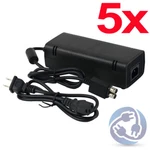 Lot - 5X Ac Power Supply Charger Adapter Cable Cord For Microsoft Xbox 360 Slim. Fixed Price $91.49.