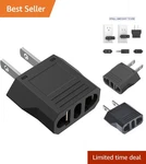 Best Fireproof To Us Travel Adapter - 250V Compact Size For Convenience. Fixed Price $7.98.